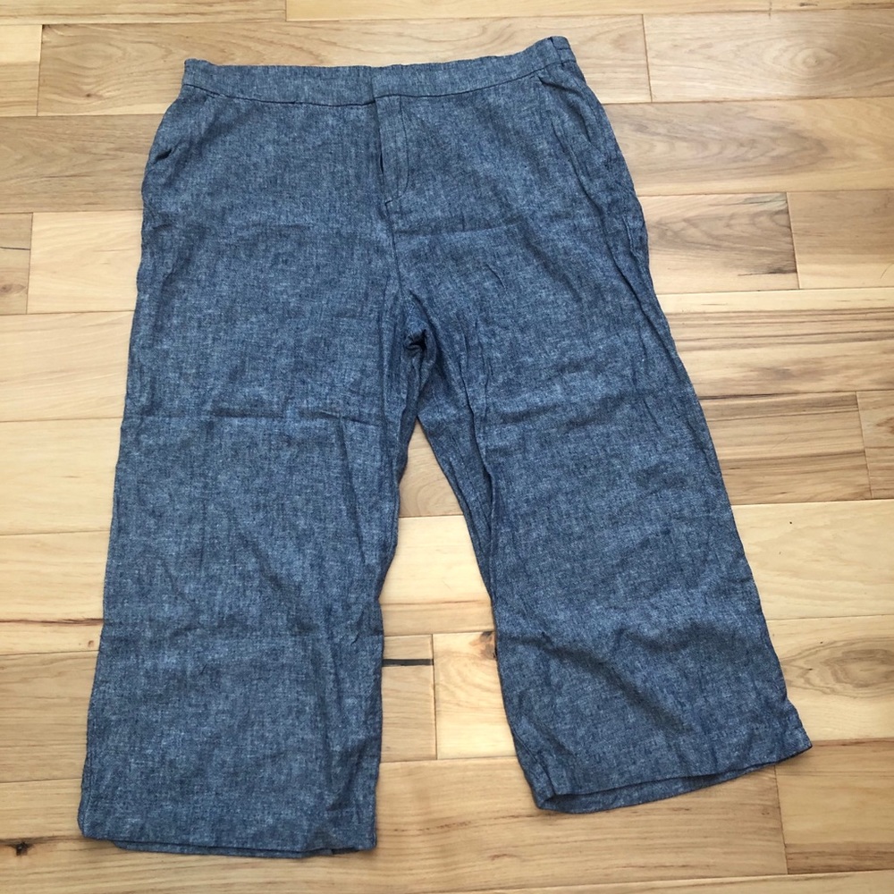 Wide leg pull on pants